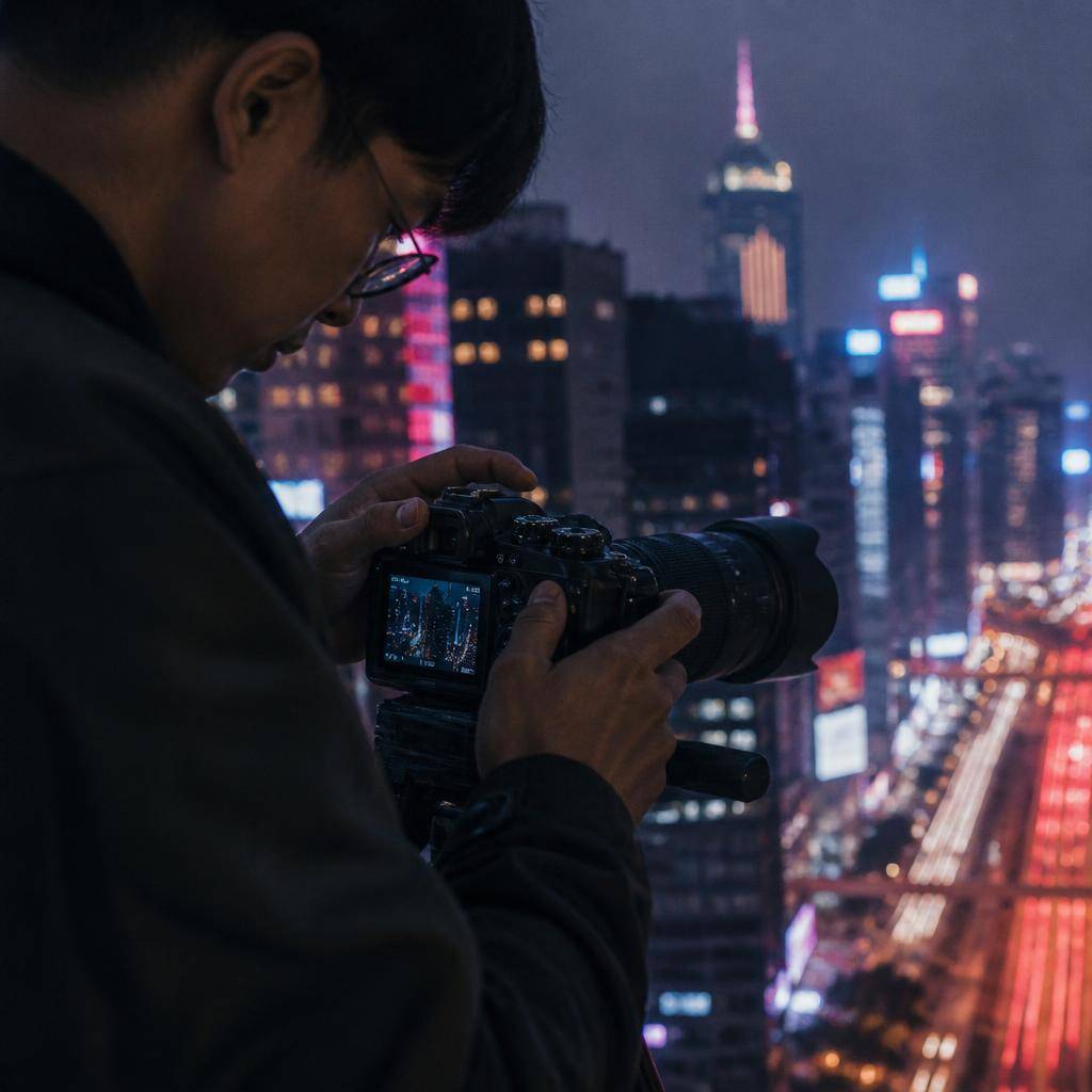 ภาพถ่ายกลางคืนสไตล์ Cyberpunk เทรนด์ที่กำลังได้รับความนิยมบนโซเชียล
