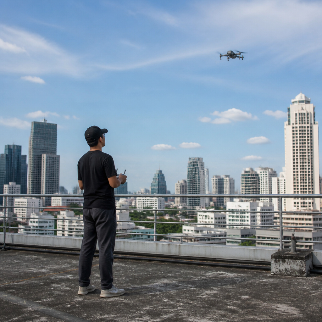 กฎเหล็กการบินโดรนกลางคืน บินอย่างไรให้ได้ภาพ Cityscape สุดปัง โดยไม่เสี่ยงโดนยึดใบอนุญาต